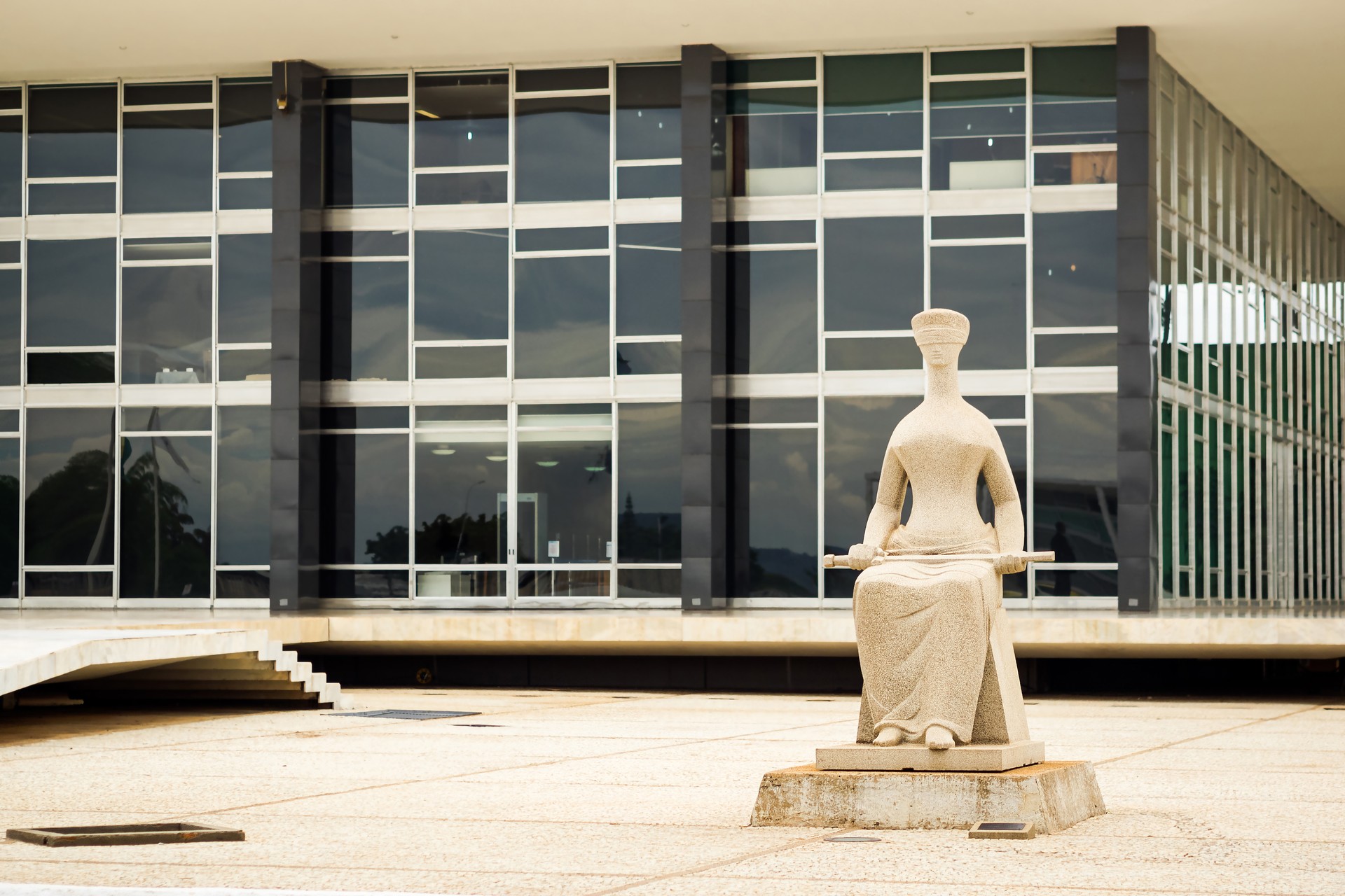 Supremo Tribunal Federal Building em Brasília, a Capital do Brasil